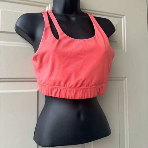 Joy Lab Pink/Coral Sports Bra Size Medium - Picture 5 of 8
